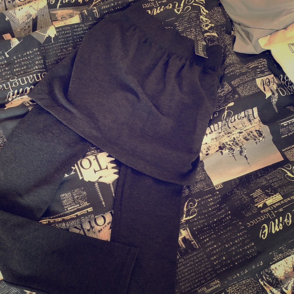 New with tags skirted leggings. One piece.